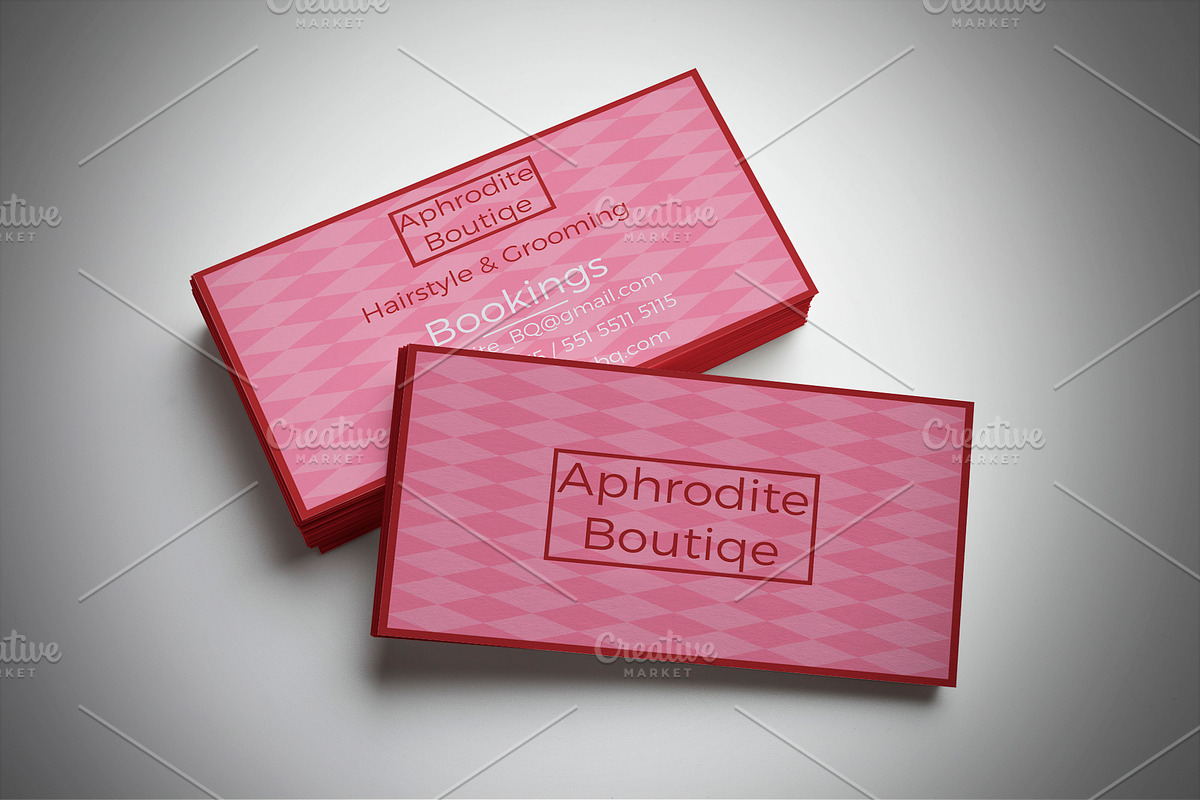 Multipurpose Feminine Business Card, a Business Card Template by Konakchiev (Photo 1 of 3)