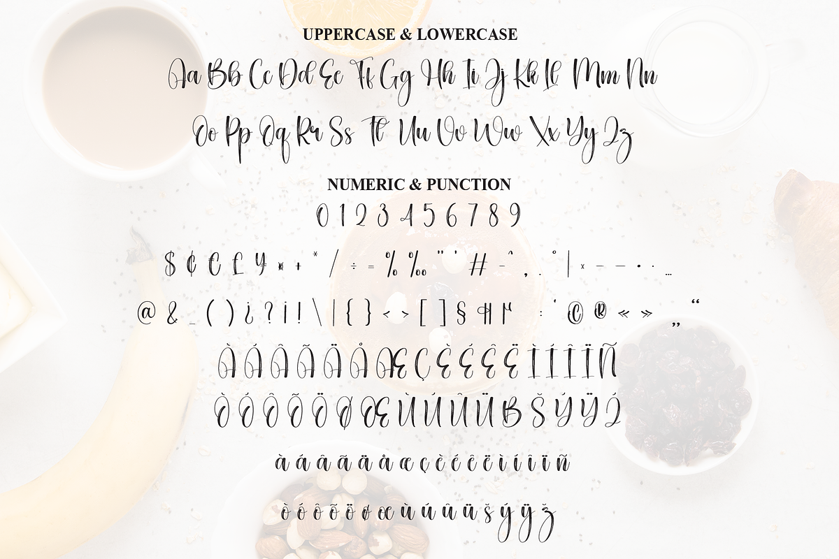 Breakfast | Script Font, a Handwritten Font by Scratchones (Photo 7 of 9)