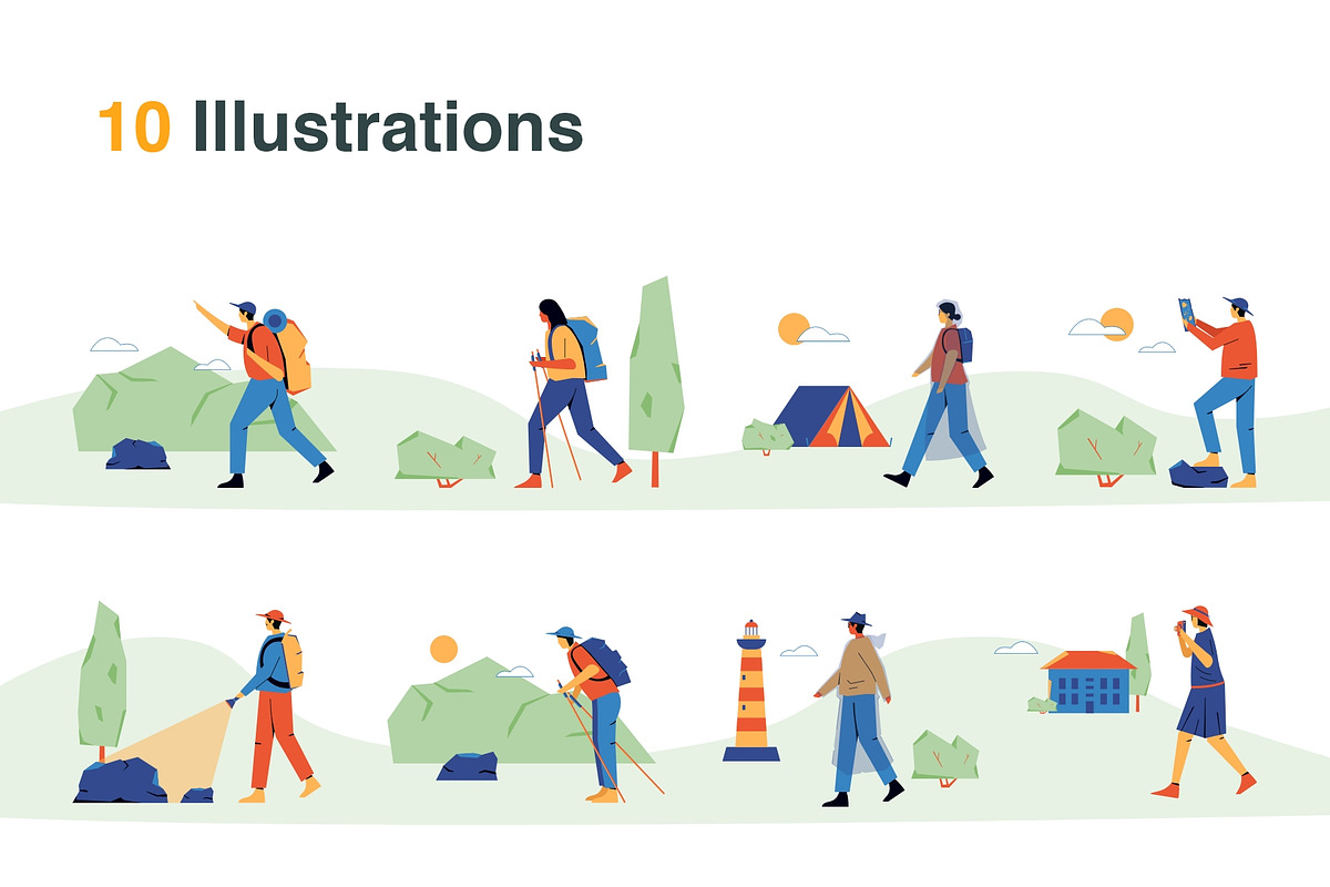 Flat Style Scenes for Web & Startup, a Graphic by GraphicCo (Photo 3 of 6)