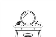 42 Minimal Bedroom Essentials Icons, an Outline Icon by adenpinkstore (Thumbnail 3 of 12)