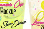 Cold Drink Plastic Cup PSD Mockup, an Object Graphic by Sinlatown (Thumbnail 3 of 6)