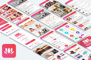 Natural Beauty & Spa Salon UI Kit