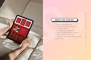 Bold Red Canva Coaching Website, a Landing Page Template by BLDGtheBoutique (Thumbnail 6 of 9)