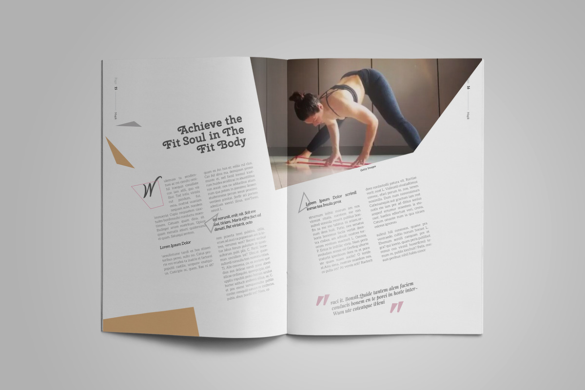 Magik | Magazine Template, a Magazine Template by spidergraph (Photo 12 of 21)