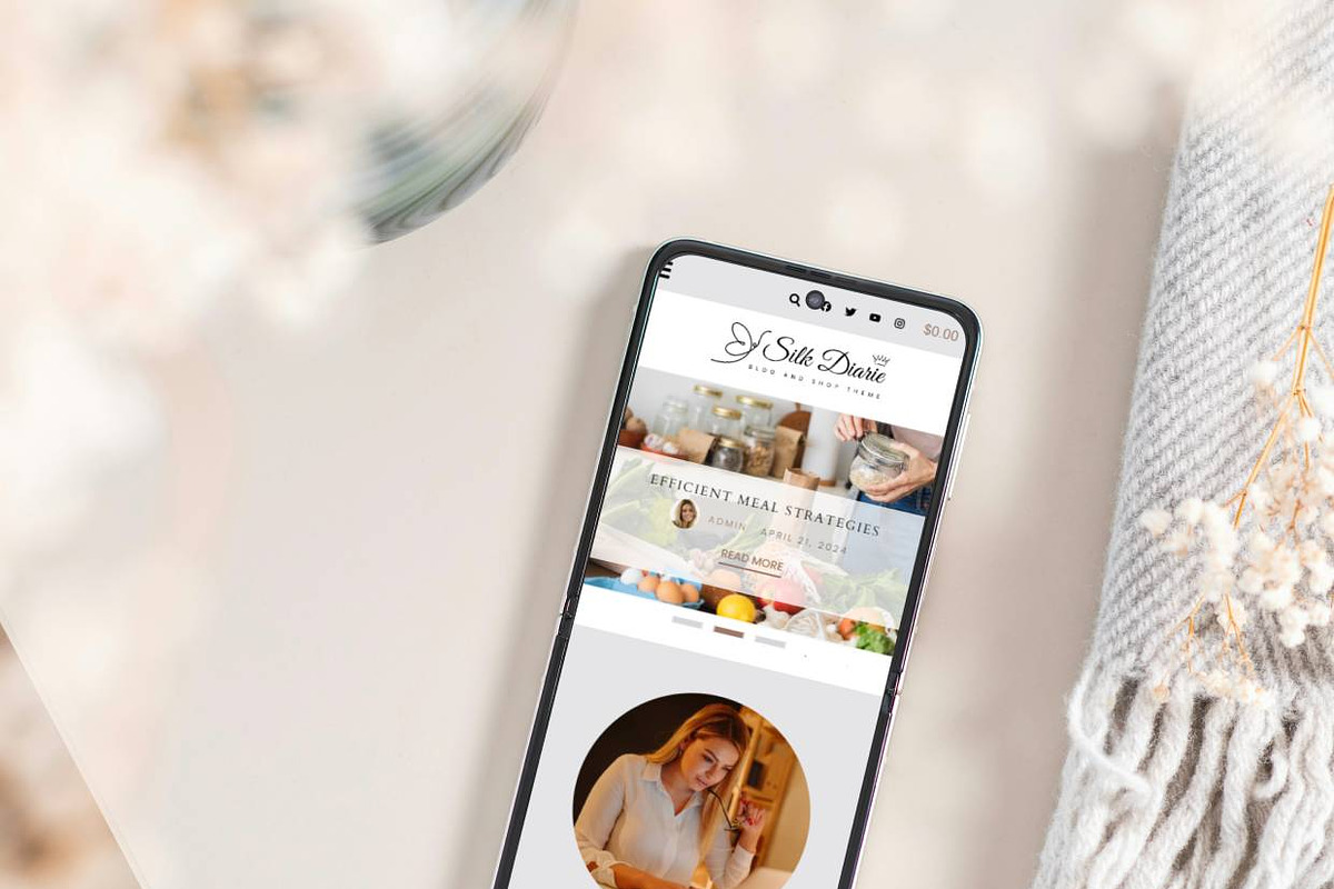 Silk Diaries - Responsive WordPress Blog Theme preview 6