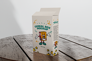 Cereal Box Mockup, a Packaging Mockup by xavier_studio (Thumbnail 3 of 5)