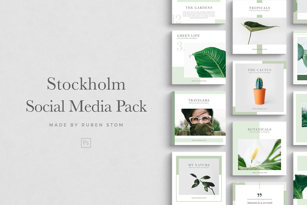 Social Media Bundle, a Social Media Template by Ruben Stom (Photo 30 of 54)