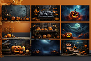 29 Halloween background., a Decorative Illustration by KENO Mascots (Thumbnail 4 of 5)
