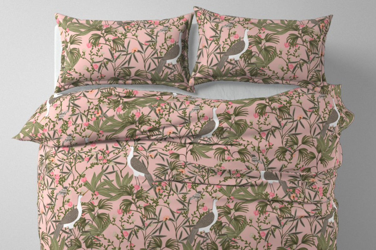 Chinoiserie floral birds pattern, a Pattern Graphic by Cotton Melon pattern Shop (Photo 2 of 7)