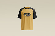 Raglan T-Shirt Mockup, a Shirt Mockup by Momogi (Thumbnail 2 of 6)