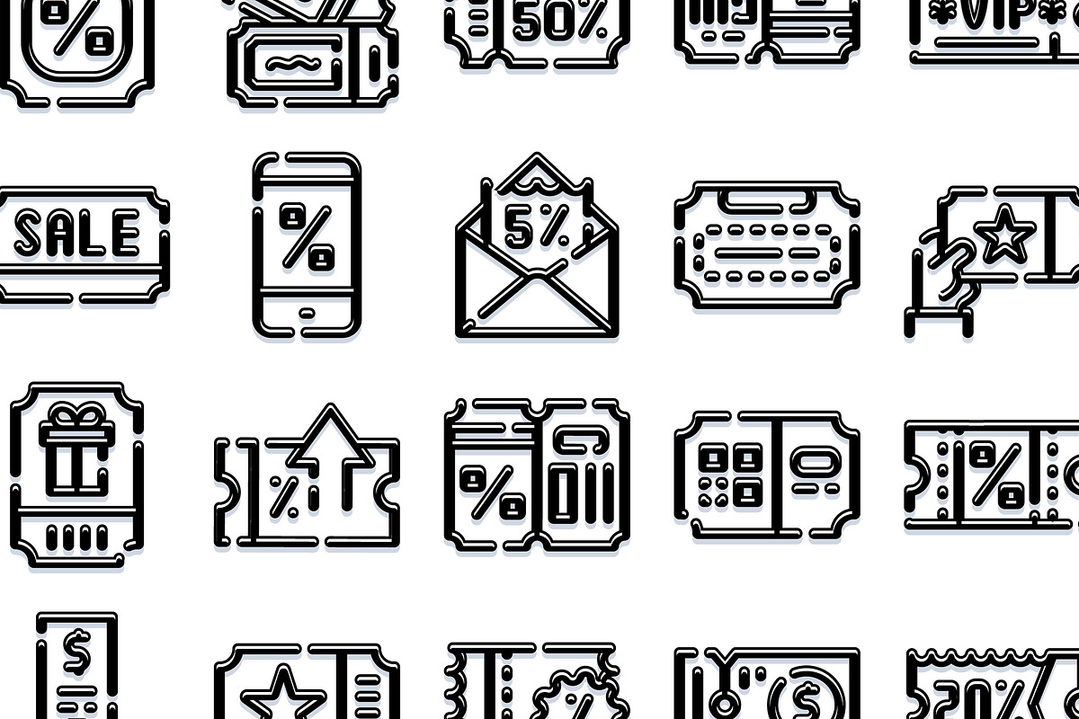 Discount coupon voucher ticket black, an Object Graphic by pikepicture (Photo 3 of 3)