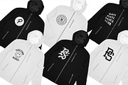 Independent EXP35SSZ Shell Jacket, a Hoody Mockup by Pixel Sauce™ (Thumbnail 2 of 6)