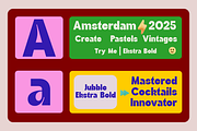 Jubble Extra Bold, a Sans Serif Font by Zafiratype (Thumbnail 2 of 8)