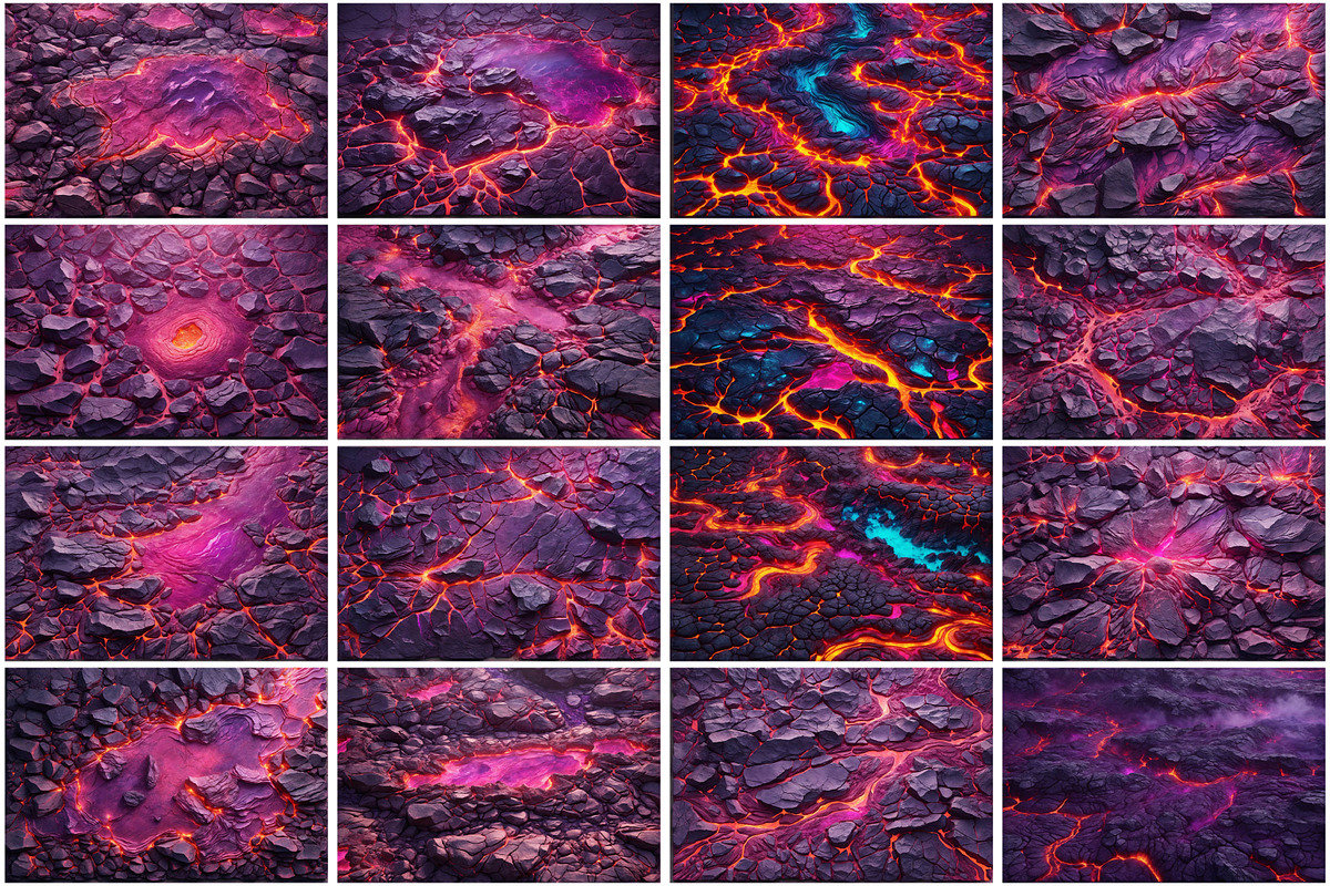 Lava Texture Background, a Texture Graphic by Forhadx5 (Photo 8 of 8)