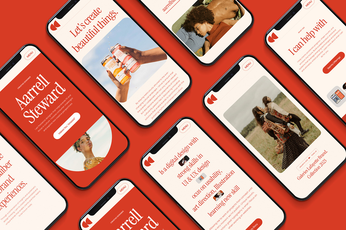 Aarrell Steward - Portfolio Template, an UI Kit Template by Kami Agence (Photo 5 of 5)