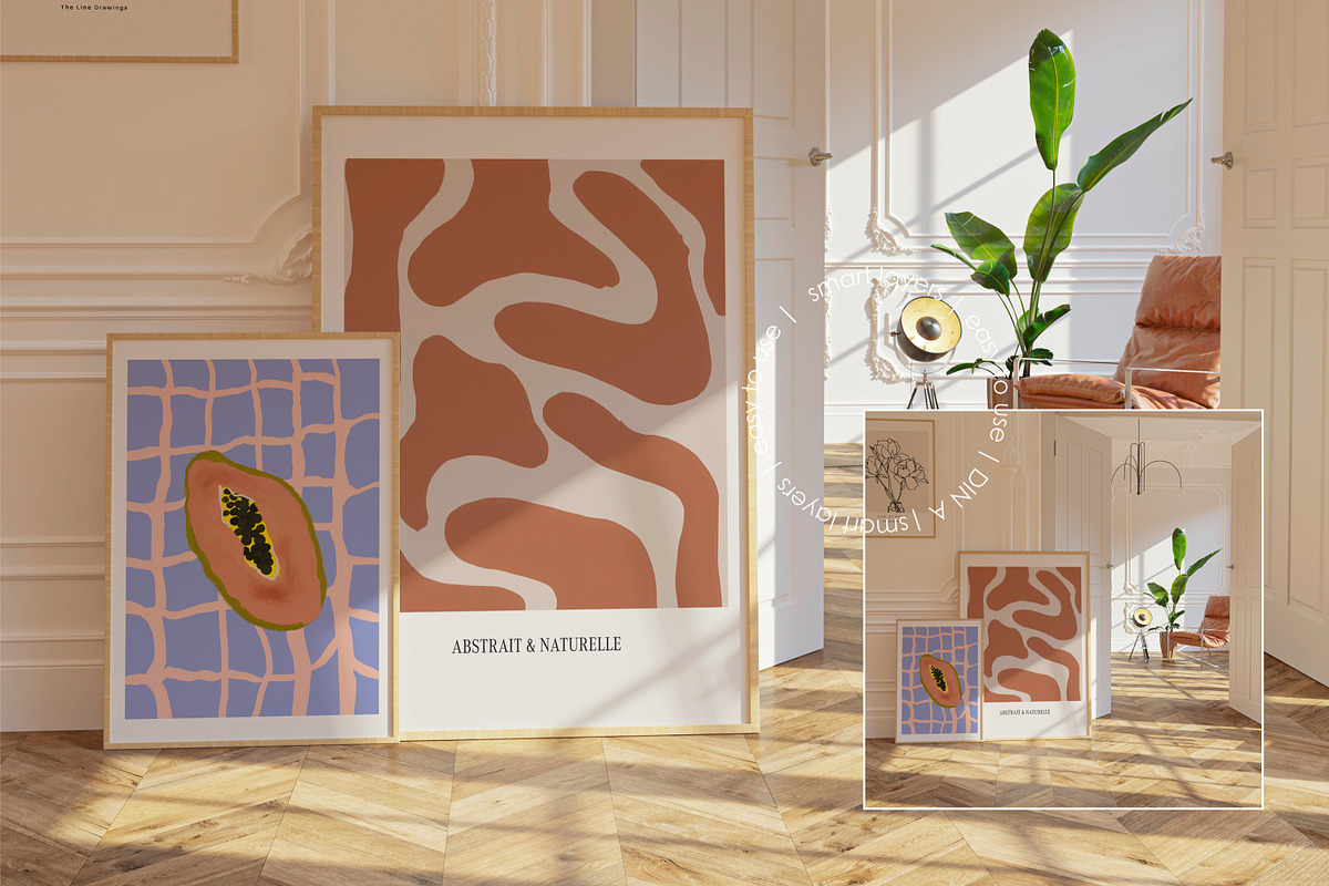 ADELE ROOM | Frame mockup set, a Household Mockup by yuliyuri.studio (Photo 7 of 44)