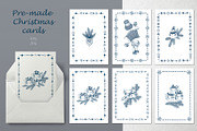 Christmas Snowmen ClipArt Collection, an Object Graphic by Jeanna Draw (Thumbnail 8 of 14)