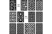 Black Lasercut Panel Bundle, an Object Graphic by Designer_Momina (Thumbnail 4 of 13)