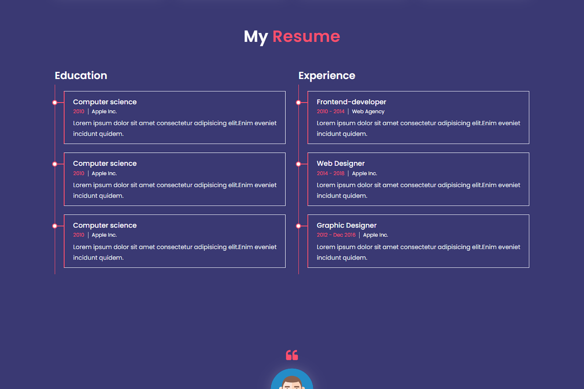 Mariya - Designer Portfolio HTML, a HTML Template by Themeplaza (Photo 6 of 7)