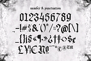 Dark Whisper – Fierce Blackletter, a Blackletter Font by Almarkhatype (Thumbnail 10 of 10)