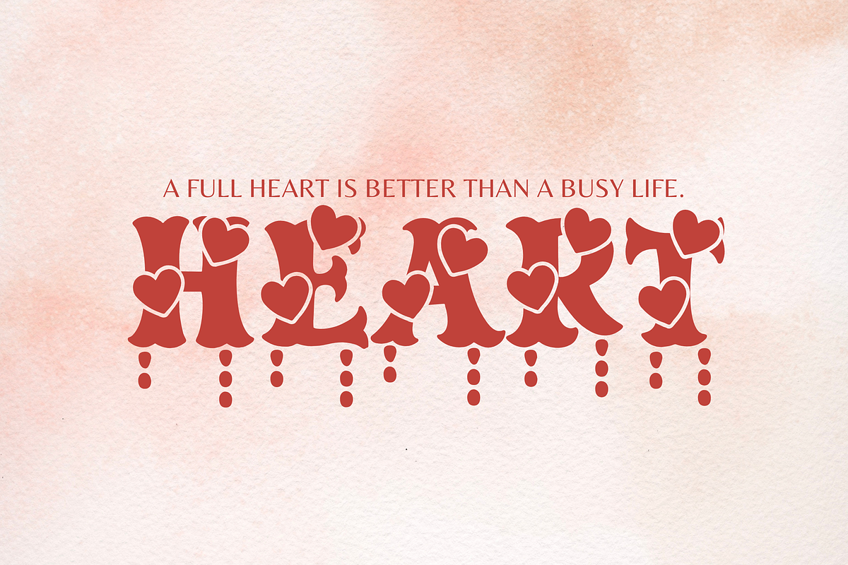Caskford Valentine Font, a Serif Font by Dm Studio (Photo 3 of 10)