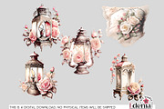 Vintage Romantic Clipart Bundle, a Decorative Illustration by EdeniaArtStudio (Thumbnail 13 of 13)