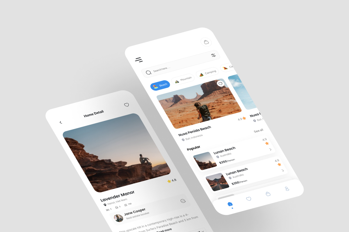 Sync - Travel App UI Kit, an UI Kit Template by iDoodle Studio (Photo 3 of 4)