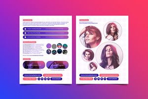 DJ Resume / Press Kit Template