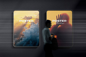 Street & Subway Poster Mockups