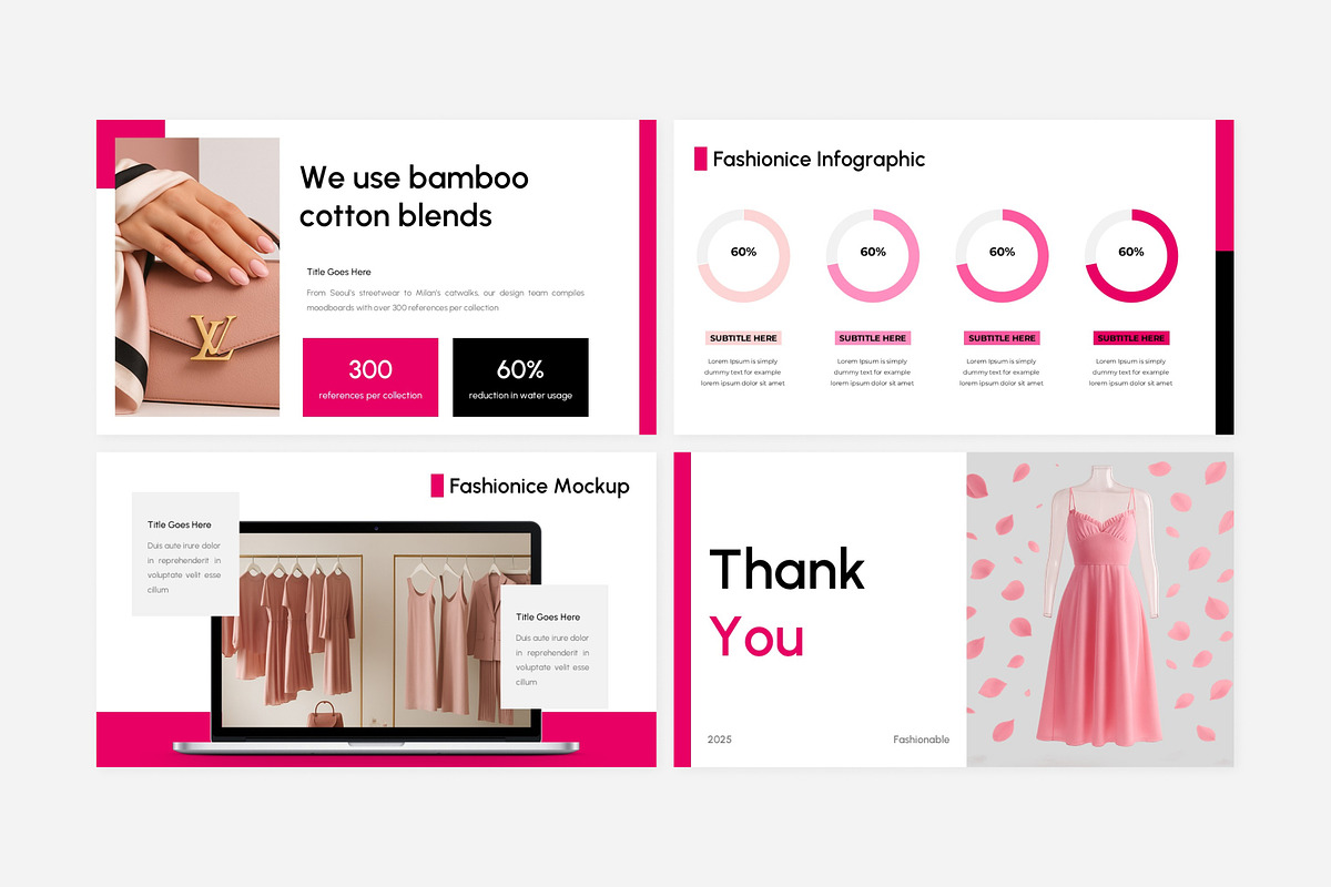 Pink Fashion Catalogue Presentation, a Presentation Template by Eklip Studio (Photo 5 of 6)