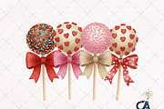 Faux Crochet Valentines Lollipop Png, an Illustration by Creative Art (Thumbnail 1 of 6)