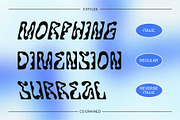 CS Grained – Psychedelic Font, a Sans Serif Font by Craft Supply Co. (Thumbnail 4 of 8)