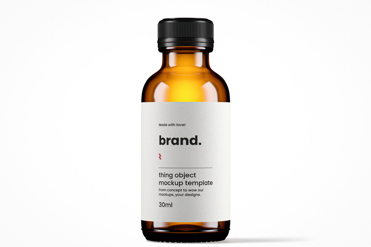 Boston Bottle Mockup Pack, a Packaging Mockup by Designer Dude (Photo 6 of 6)
