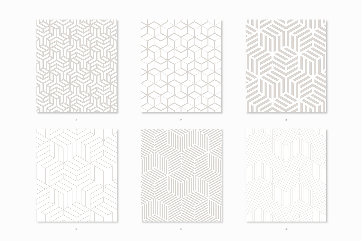Basic Collection. Geometric Patterns, a Pattern Graphic by Curly_Pat (Photo 6 of 8)