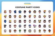 Costume Party Icons 2, a Duotone Icon by Wencory (Thumbnail 1 of 2)