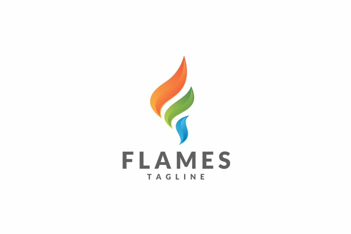 Flames Colorful Letter F Logo, a Branding & Logo Template by yopie (Photo 1 of 3)