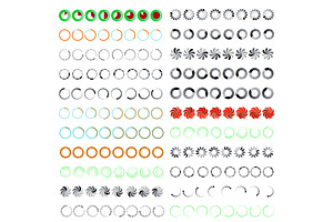 preloading icons animation frames, a Technology Illustration by piter.goskov