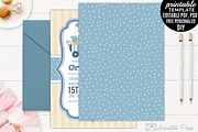 Boy Baby Shower Invitation Template, an Invitation Template by Blush Roses Print (Thumbnail 2 of 2)