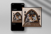 Brown Art Deco Eid al-Adha Greeting, a Card Template by graphicook (Thumbnail 4 of 4)