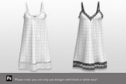Classic silk chemise mockup., a Shirt Mockup by Irena Matiash shop (Thumbnail 5 of 6)