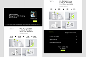 Designer Portfolio Squarespace 7.1