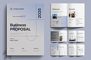 Clean Corporate Proposal Layout, a Brochure Template by MightyDesign (Thumbnail 1 of 6)