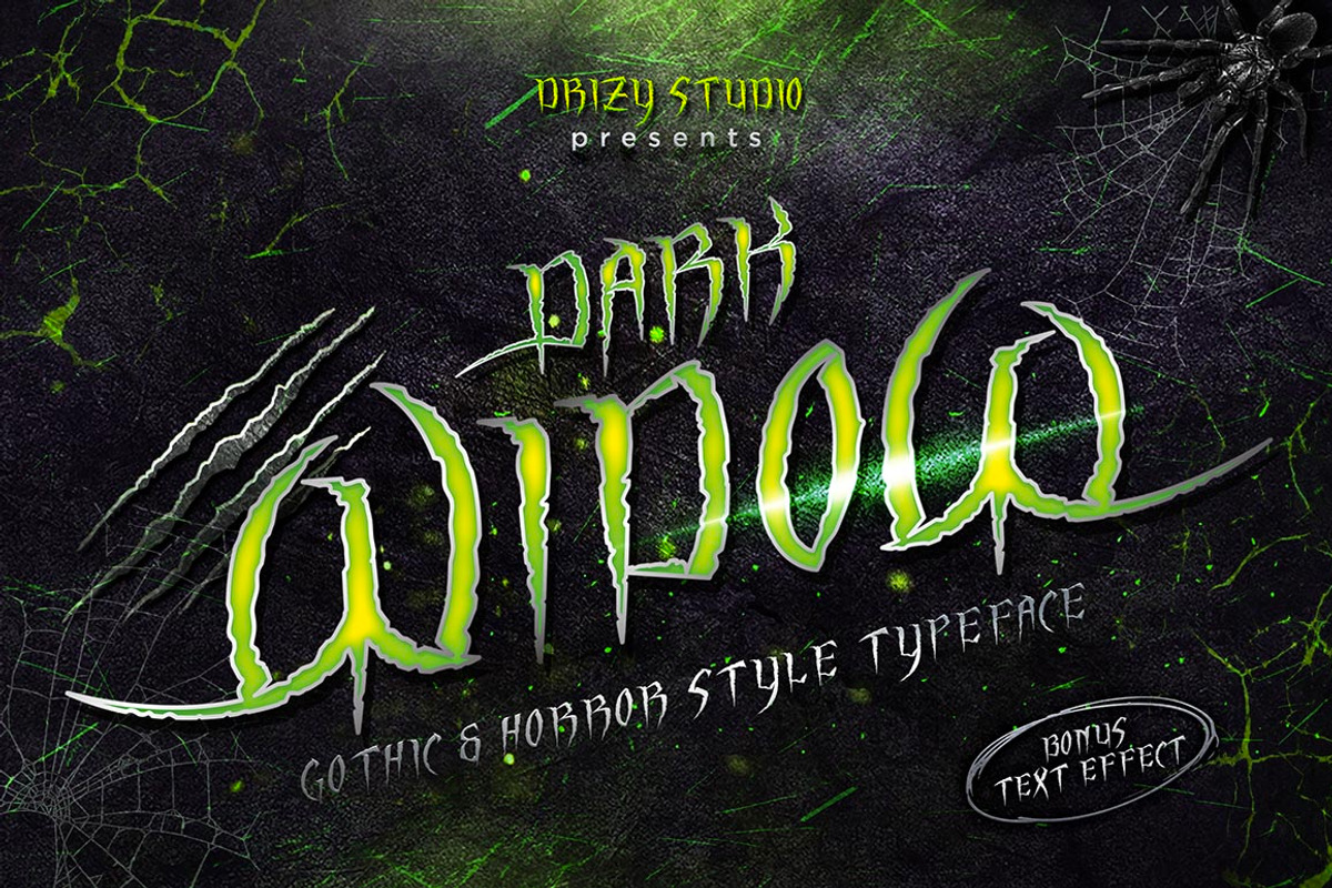 Dark Widow + Bonus Text Effect