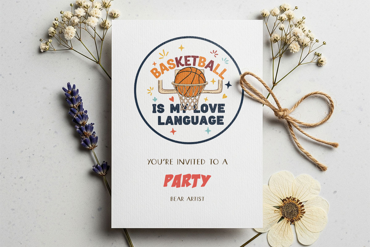 Cute Basketball Mom & Game Day, a Sport Illustration by GlitterCraft (Photo 61 of 101)
