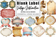Vintage Blank Label Sublimation, a Graphic by CitraGraphics (Thumbnail 1 of 4)