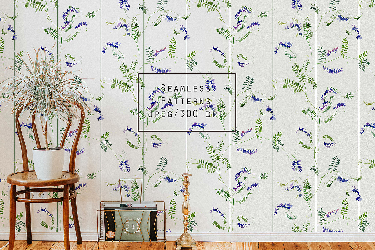 Summer Feel. Watercolor Set, a Pattern Graphic by Irina Dolgikh (Photo 5 of 16)
