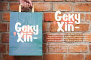 Geky Xin - Playful Display Font, a Handwritten Font by StringLabs (Thumbnail 10 of 15)
