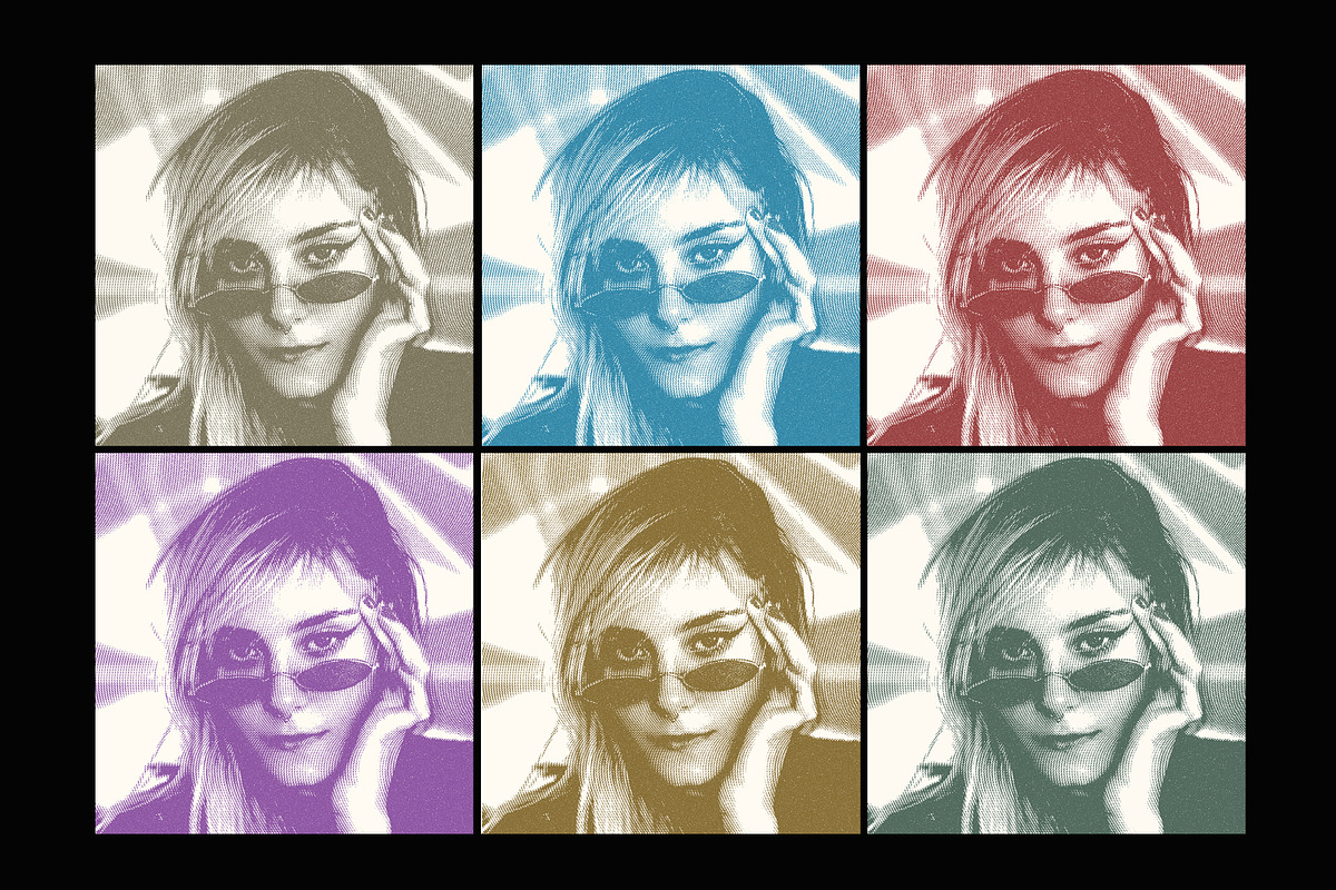 Grunge Halftone Portrait Effect, an Action Add-On by liptouse (Photo 2 of 8)