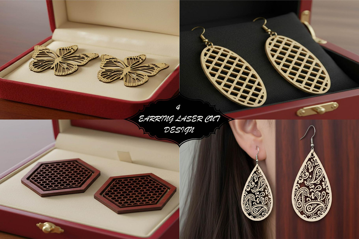 Beautiful elegant wooden laser cut, an Object Graphic by Designer_Momina (Photo 1 of 5)