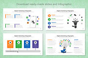 Digital Marketing Infographic, a Presentation Template by Mighty-Slide (Thumbnail 3 of 8)